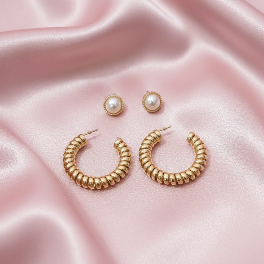 Kevira Classic Duo Earring Set