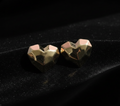 Kevira Golden Heart Statement Studs