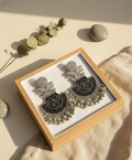 Kevira Noor Jhumka Oxidised Earrings