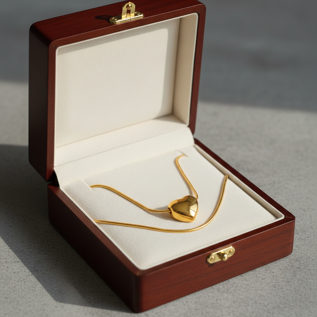 Kevira Petite Heart Chain Necklace