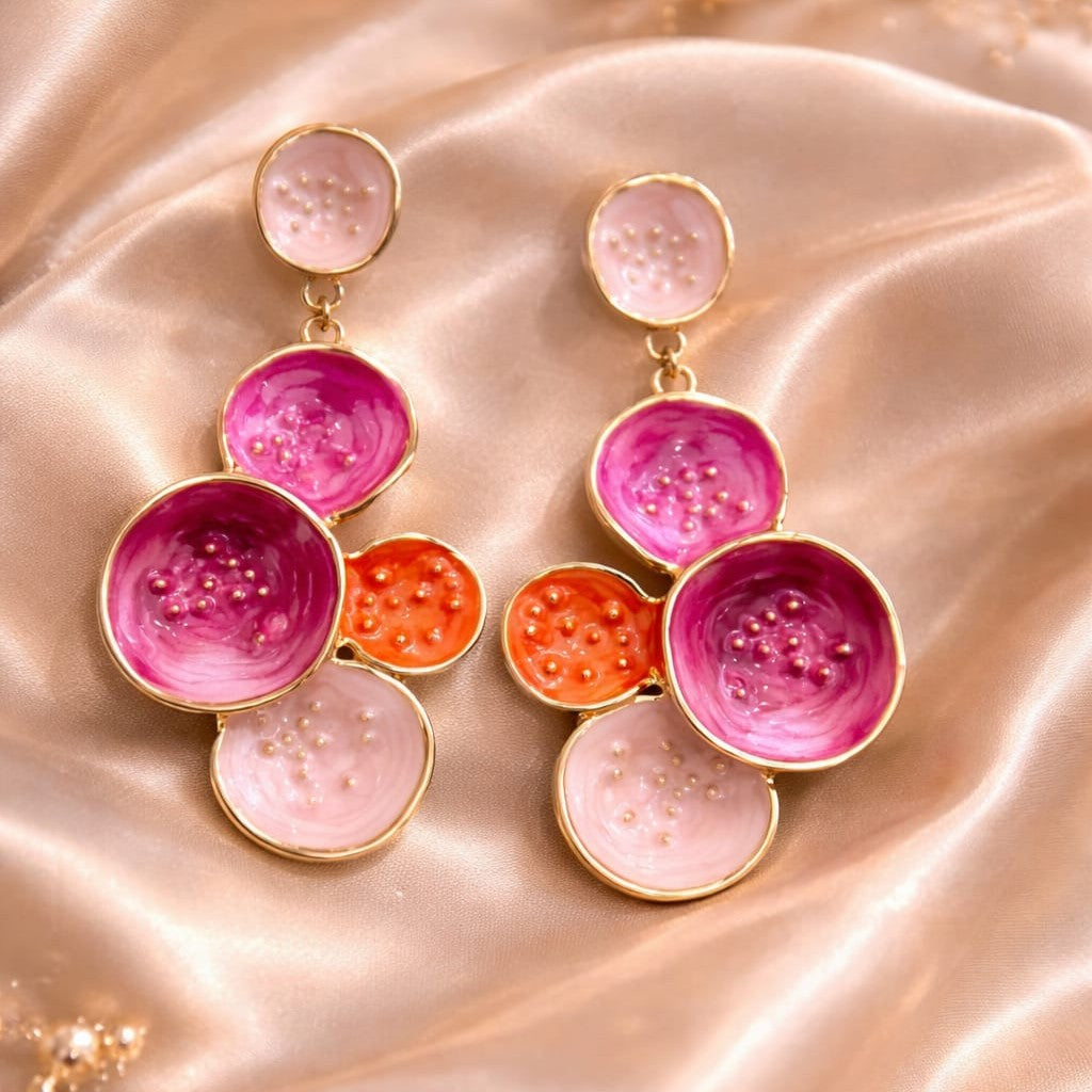 Kevira Bloom Art Statement Earrings