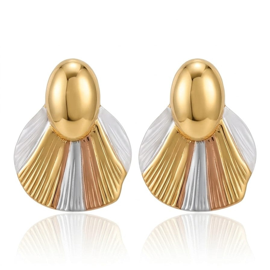 Kevira Radiant Fan Statement Studs