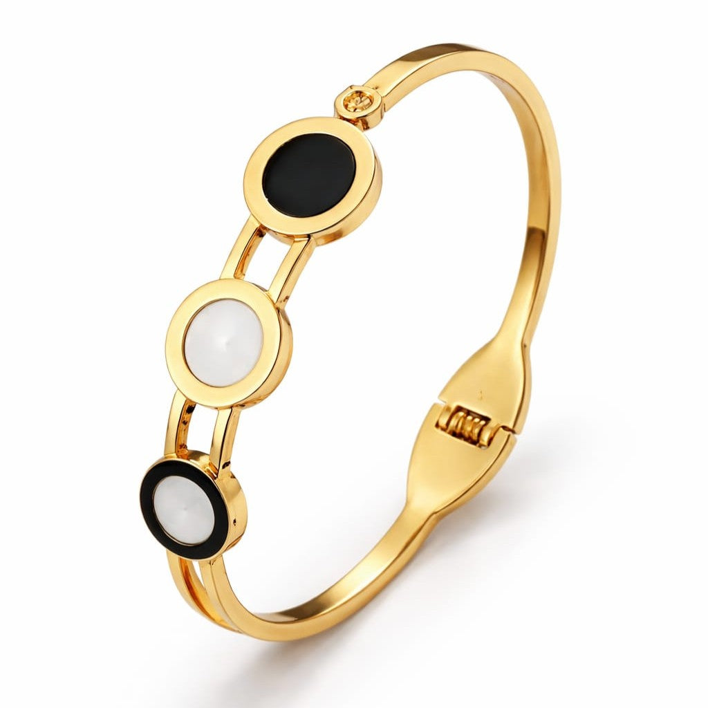 Kevira Dual Tone Orbit Bracelet
