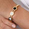 Kevira Dual Tone Orbit Bracelet