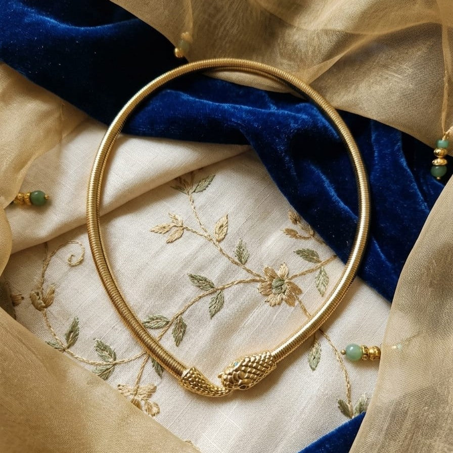 Kevira Serpentine Statement Necklace