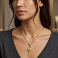Kevira Serpent Crystal Pendant Necklace