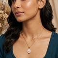 Kevira Blush Shell Pendant Necklace