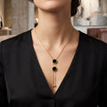 Kevira Midnight Hexa Drop Necklace