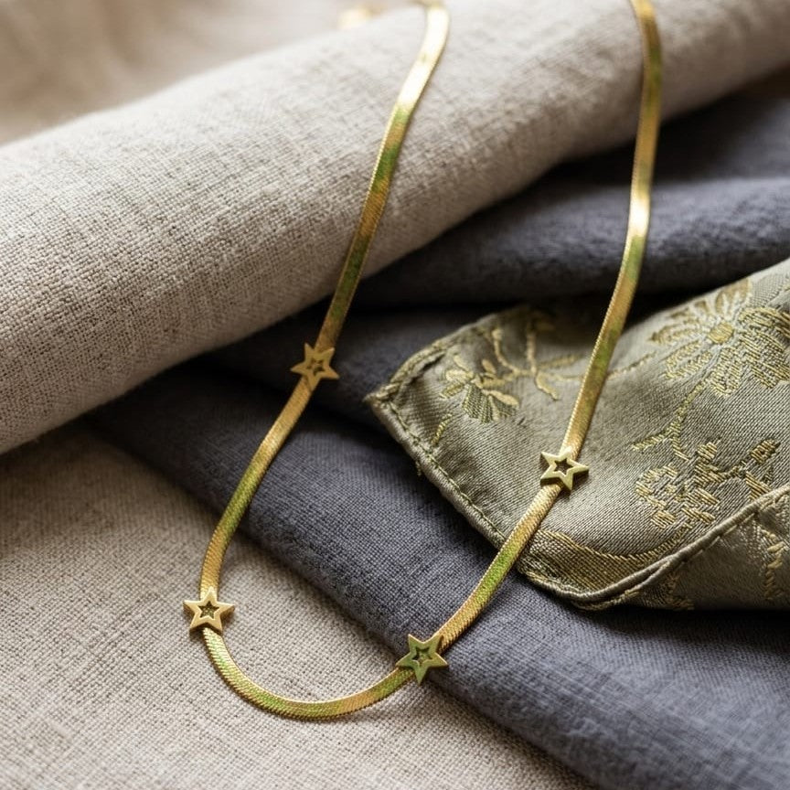 Kevira Celestial Star Chain Necklace