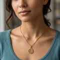 Kevira Spiral Essence Pendant Necklace