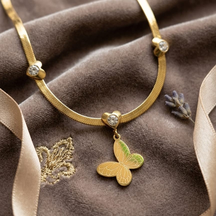 Kevira Butterfly Charm Necklace