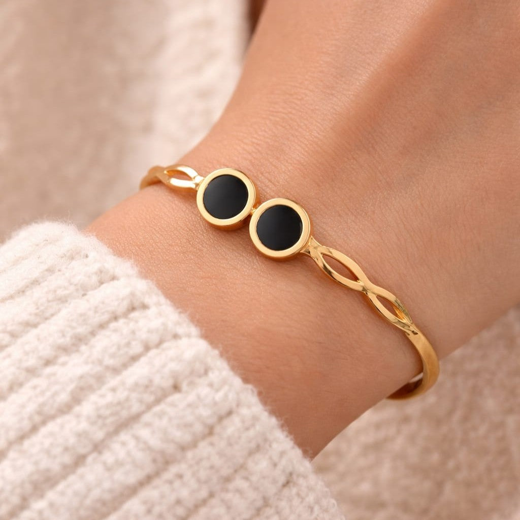 Kevira Noir Twin Orbit Bracelet