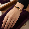 Kevira Infinity Noir Statement Bracelet